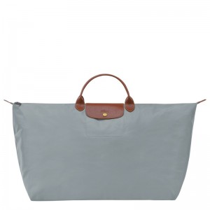 Longchamp Le Pliage Original M Travel Bag Steel | 47290-YKDM
