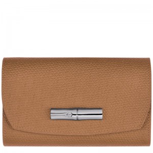 Longchamp Le Roseau Wallet Natural | 32649-PNMD