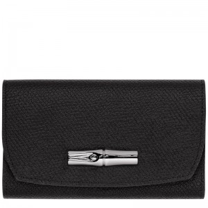Longchamp Le Roseau Wallet Siyah | 54023-IXQC