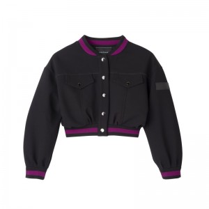 Longchamp Short Jacket Siyah | 13205-EKGZ