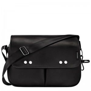 Longchamp Très Paris M Crossbody Bag Siyah | 703-QXYTAU